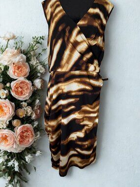 Ann Taylor Ruched Dress - 16T